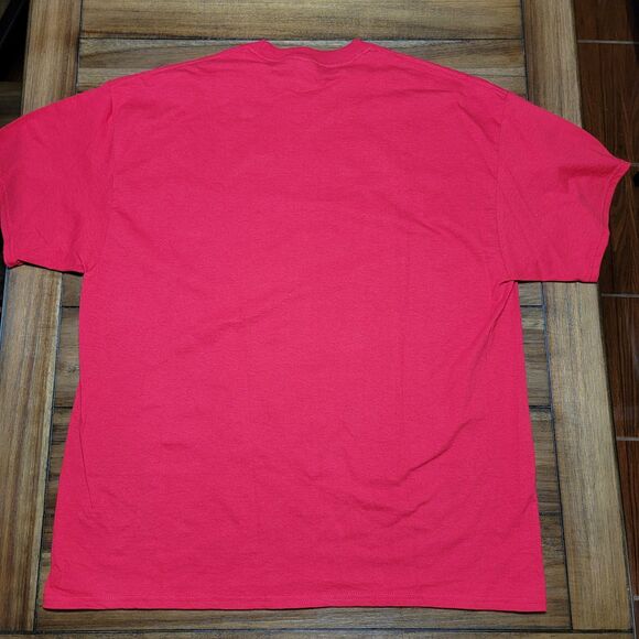 Houston Rockets SS 8-Bit Christmas Red Unisex Tee - Size 2XL - Picture 3 of 4